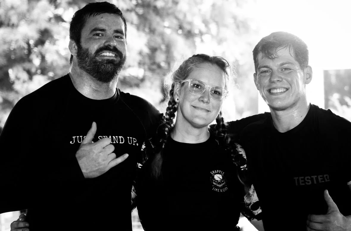 Joe, Desirae and Chad of Flow State Grappling